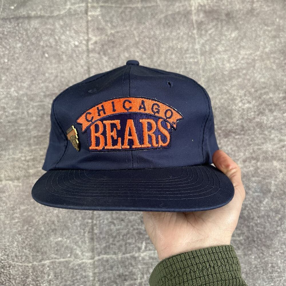 Men's Vintage 90's Sports Specialties Chicago Bears Navy Blue Snapback Hat Cap